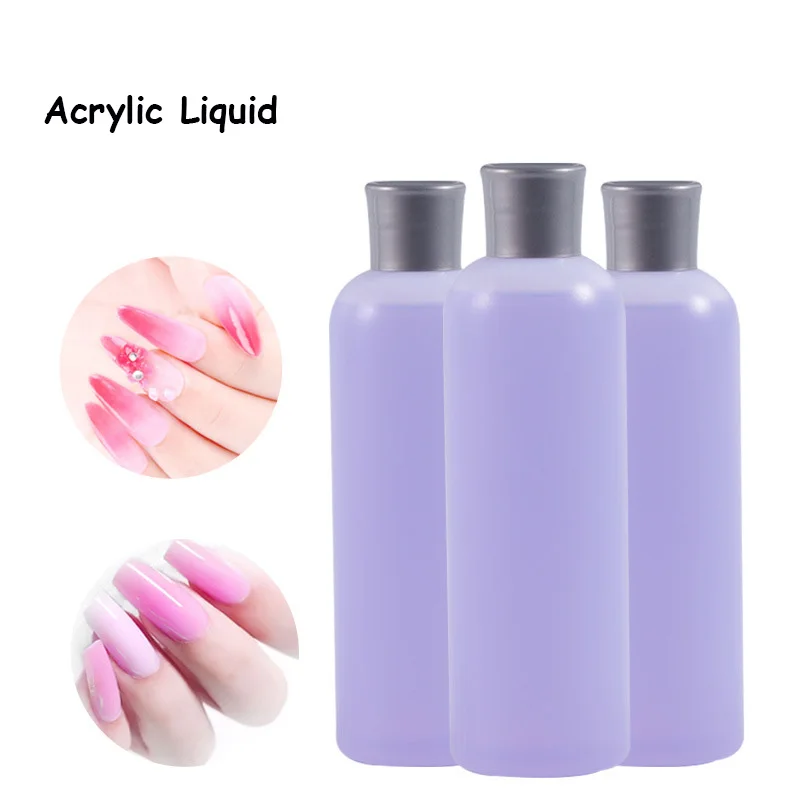 

125ml Acrylic Liquid DIY Professional Nail Art Tips Monomer Crystal Acrylic Nail Art Builder Manicure Tool Decorations