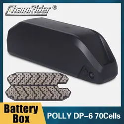 Battery Case Battery box Polly Down Tube Downtube Electric bike E-bike 10S 6P 7P 13S 14S 5P Nickle strips 18650 cells