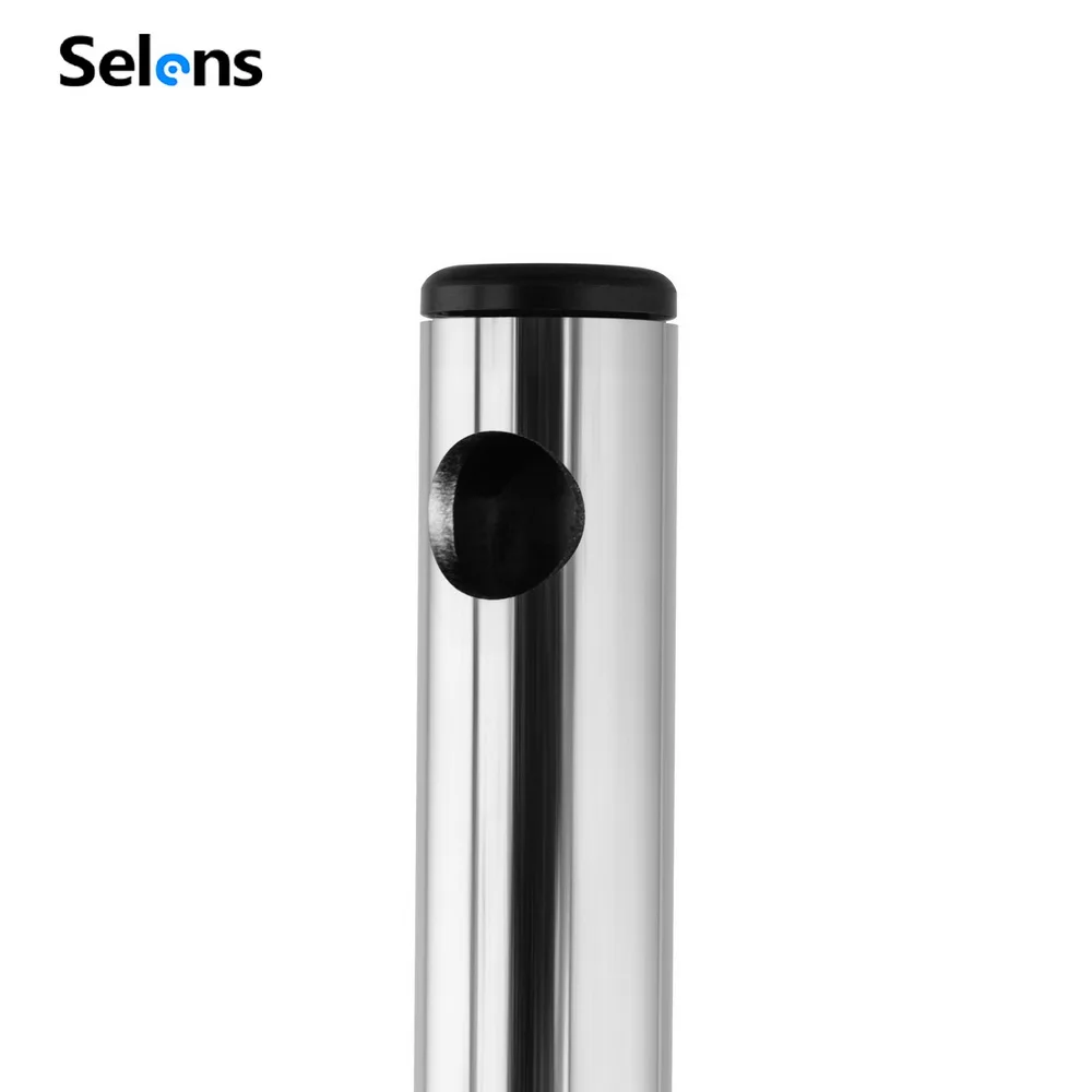 Selens 50cm 106cm 126cm Heavy Duty Stainless Steel Video Stand Grip Arm Crossbar For C-Light Stand