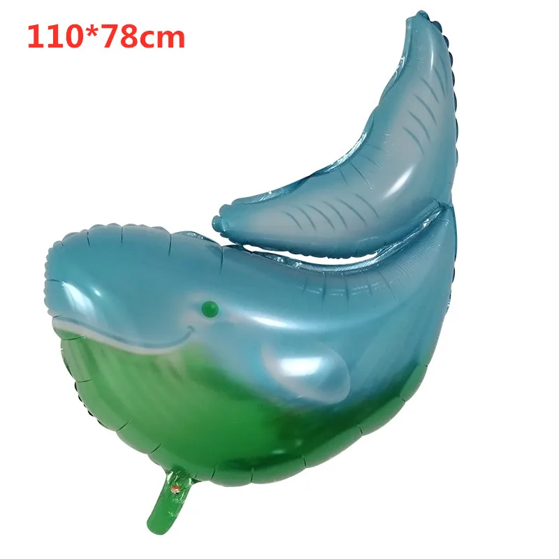 50pcs Big Ocean Animal Theme Balloons Shark Dolphin Birthday Party Decoration Holiday Ballon Shower Inflatable Theme Fish Ballon