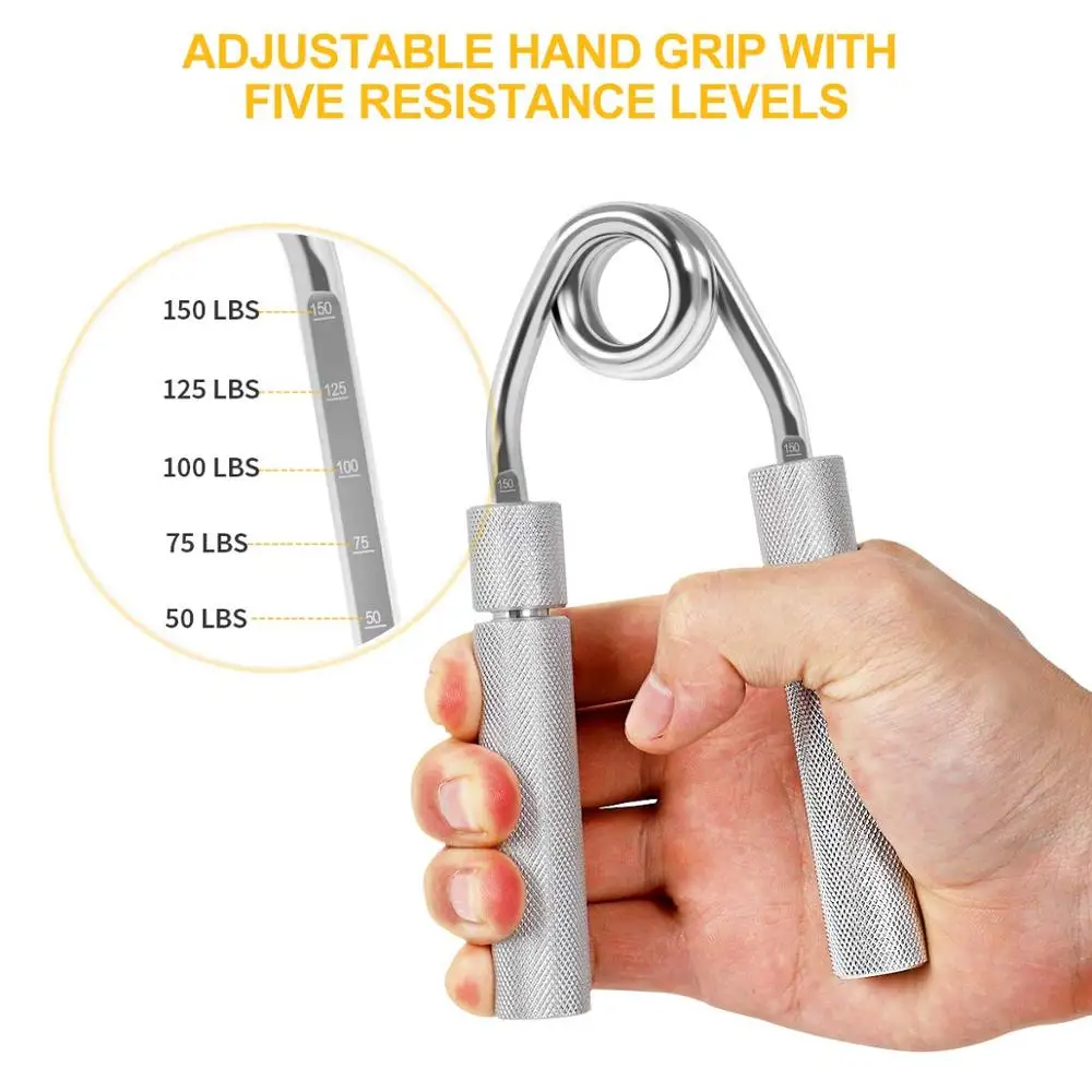 Regolabile Hand Grip Fitness Heavy Grips Polso Developer Muscolare Forza di Formazione Riabilitazione Carpale Expander