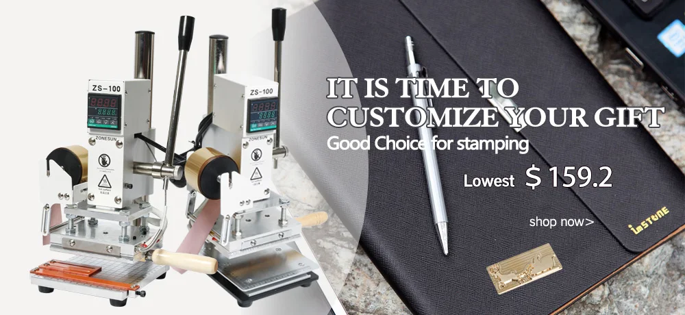 ZONESUN Hot Foil Stamping Machine Plate Working Board for Embossing Machine Embosser Stamp Shoes Leather Handbag