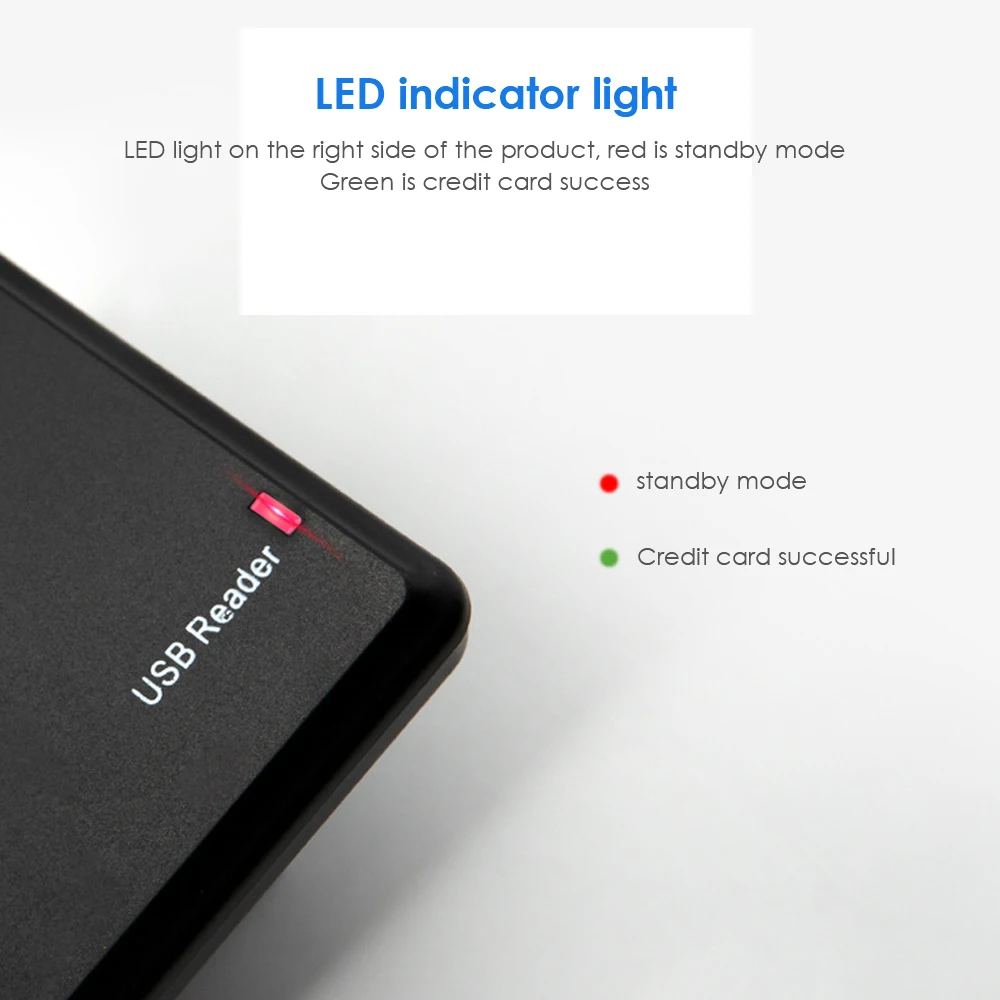 Picture 6: RFID Proximity Card Chip Number Sense Reader Smart Desktop Reader issuer 125KHz+13.56MHz for Access Control Management System