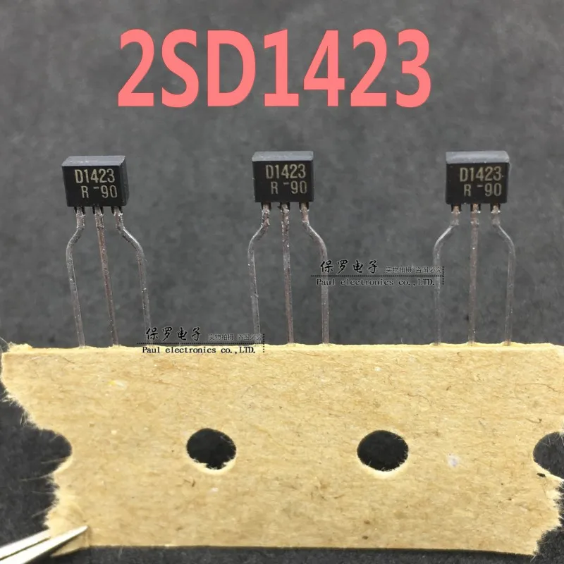 Novo transistor de estoque real 100% original, cinto de tira 2sd1423 d1423 embutido, 10 peças