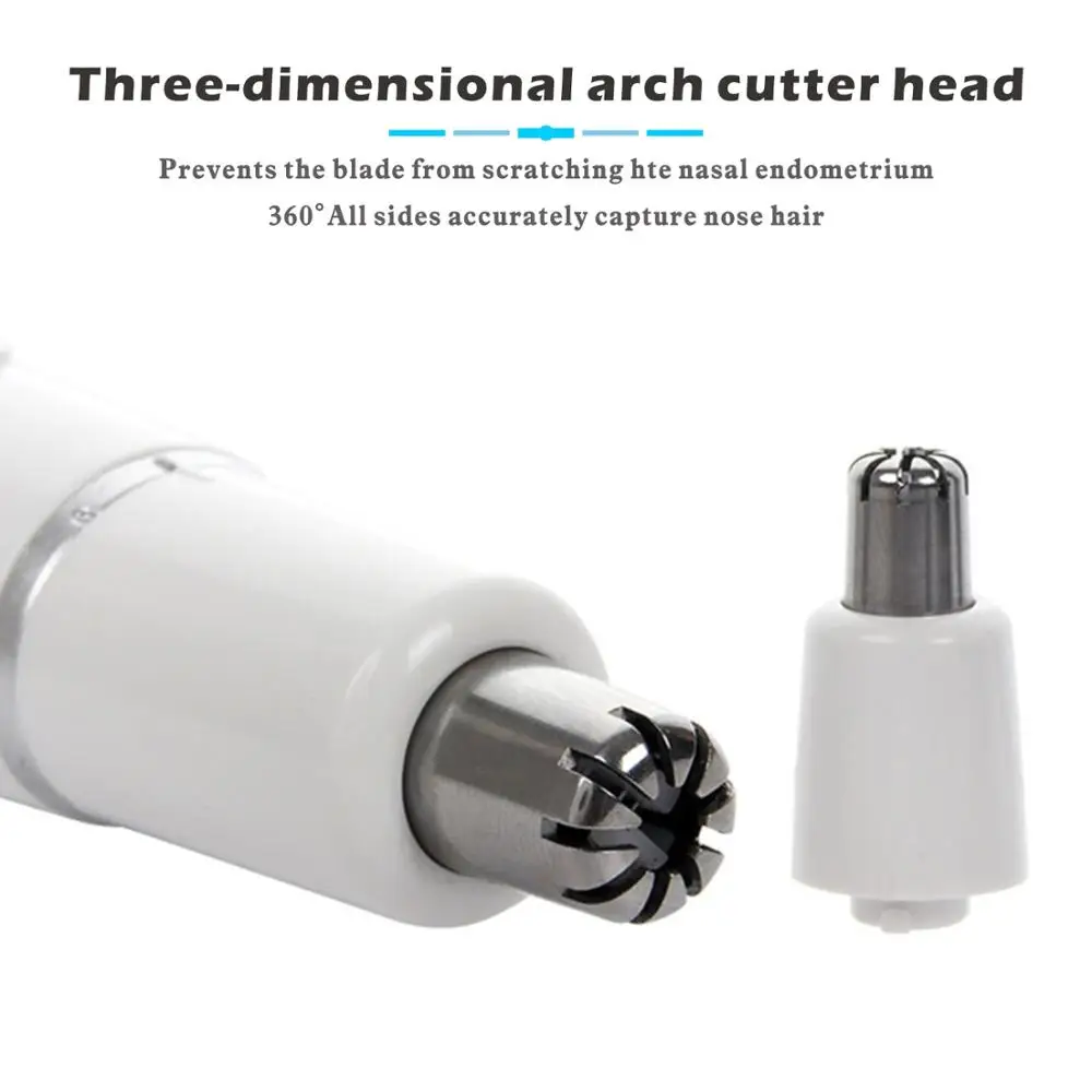 Multi-function 2-in-1 Facial Hair Trimmer Nose Ear Hair Shaver removal Eyebrow Scraper Safe Face Care Razor Cleaner