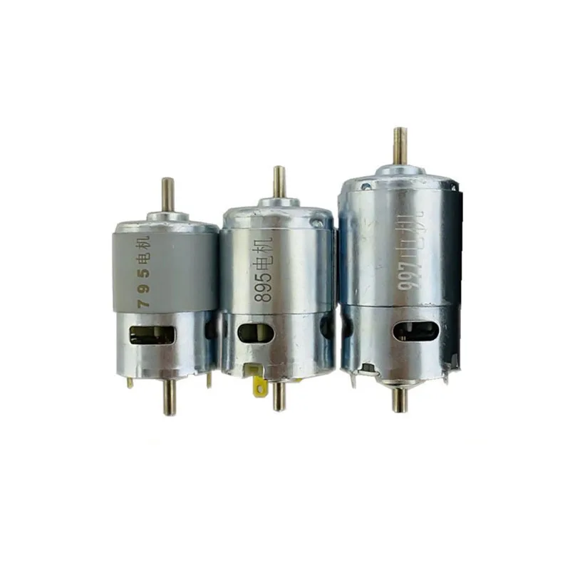 997 DC motor dual output shaft high speed 12-24-36 voltage motor dual bearing lathe bench drill 775 895 motor