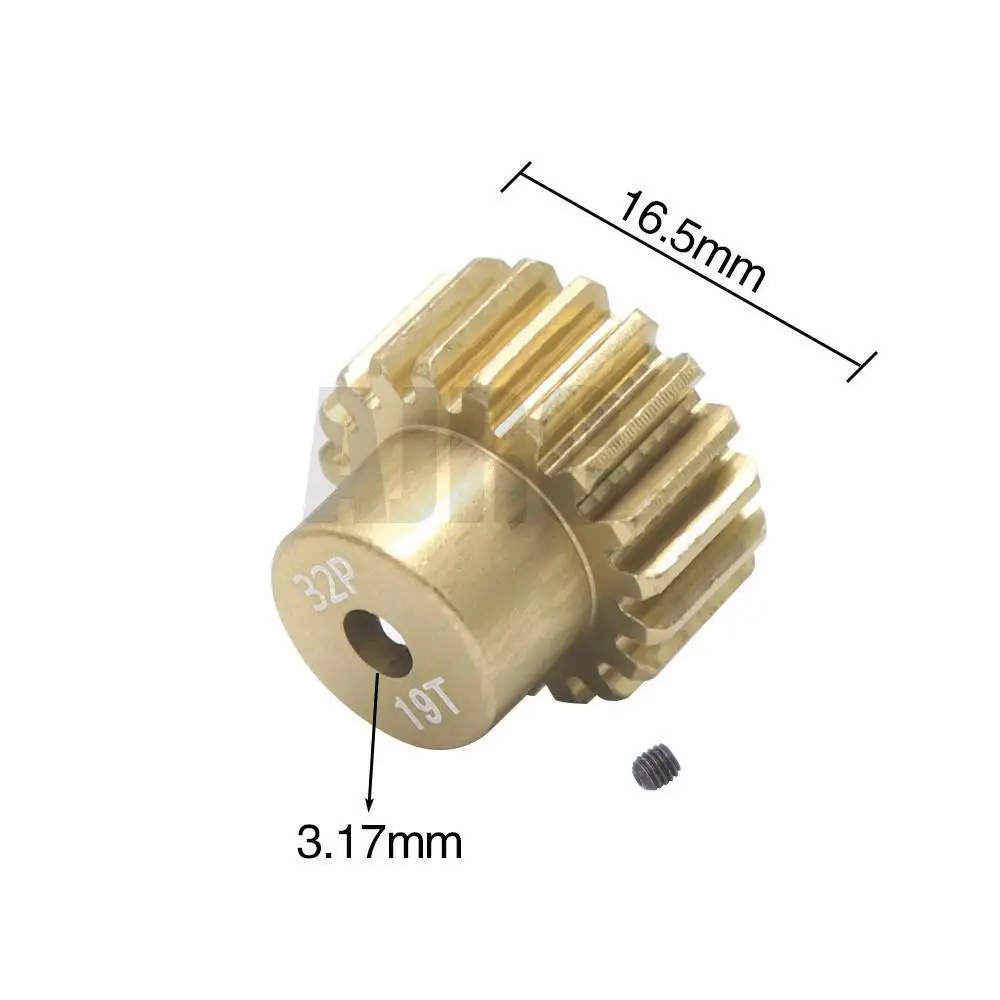 32P M0.8 3.175mm 13T 14T 15T 16T 17T 18T 19T 20T 7075 Aluminum alloy Metal Pinion Motor Gear For 1/10 RC Model Car Motor gear