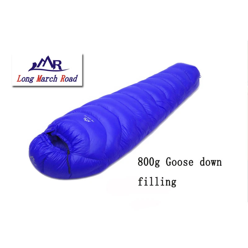 

LMR 800G White Goose Down Filling Outdoor Camping Splicing Mummy Ultra-Light Comfortable Sleeping Bag