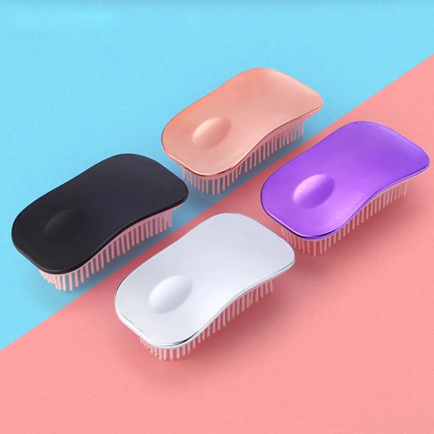 المحمولة لينة الأسنان تدليك مشط الكهربائي تصفيف الشعر العناية بالشعر مشط ، المنزل حلاقة مستقيم أمشاط أدوات تصفيف الشعر