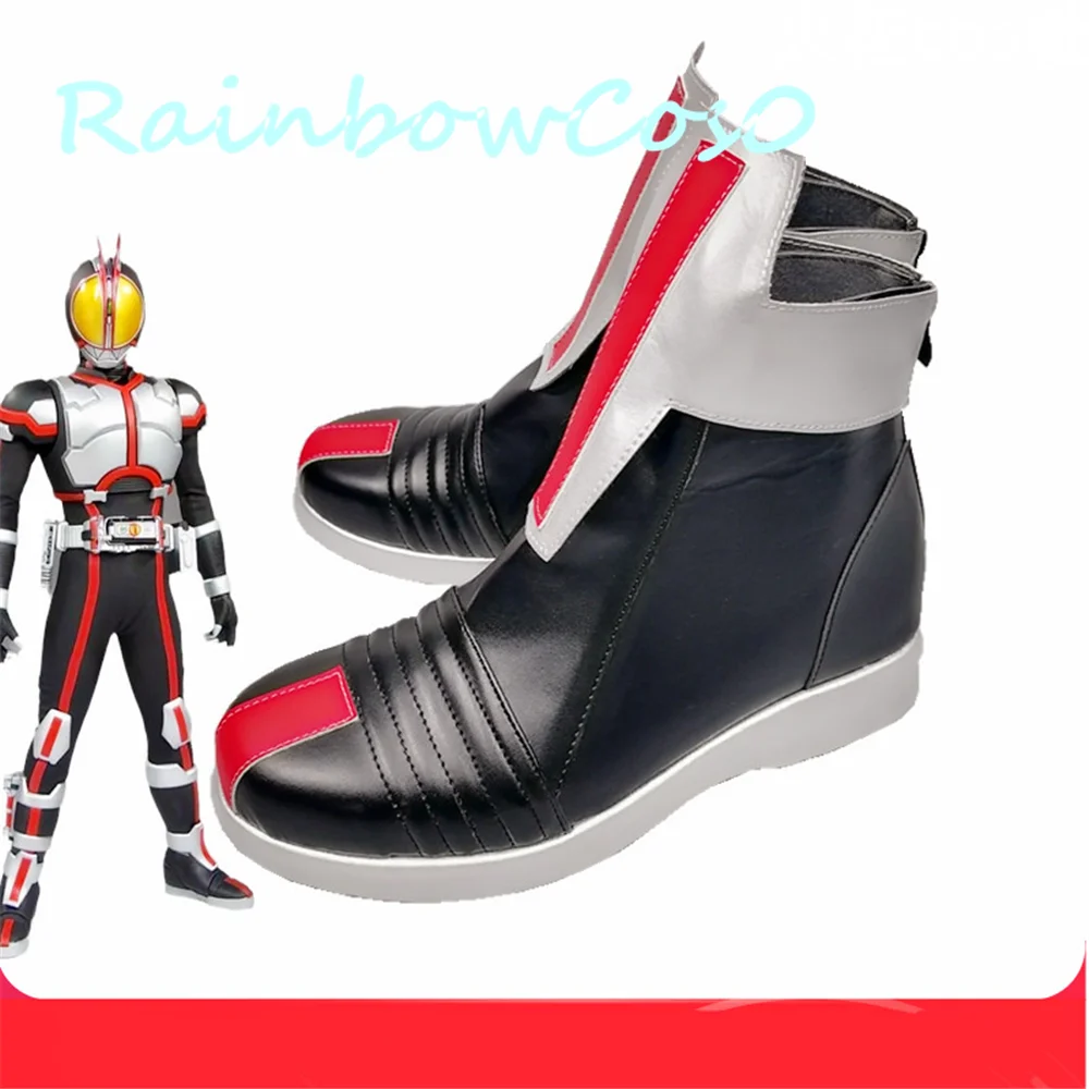 Masked Rider Kamen Rider Faiz Cosplay Schuhe Stiefel Spiel Anime Halloween Weihnachten W1837