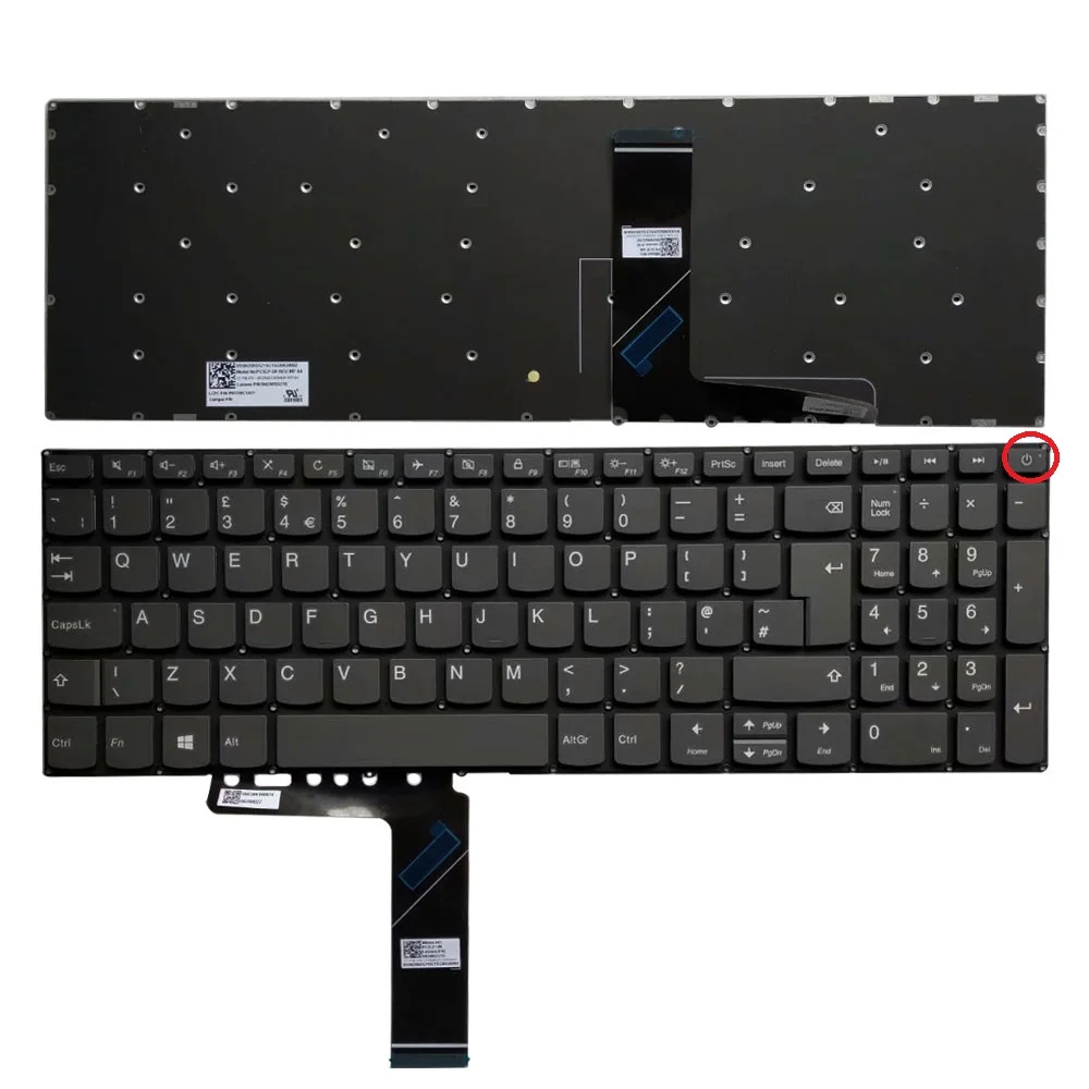 

Pop UK Keyboard for Lenovo IdeaPad S145-15IWL S145-15AST S145-15API BS145-15IGM BS145-15IWL UK keyboard laptop