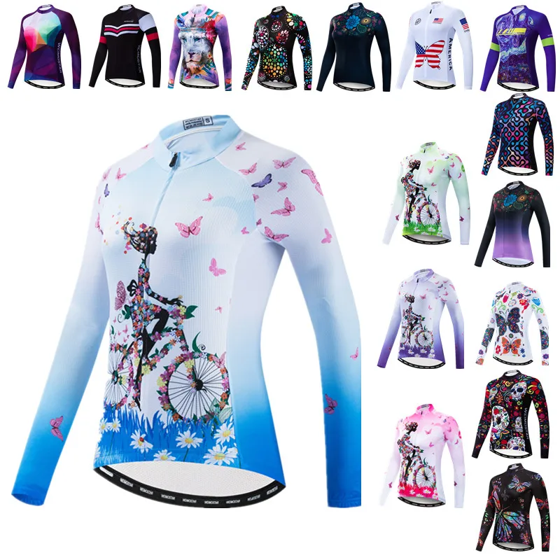 

Weimostar Top Quality Cycling Jersey Long Sleeve Autumn MTB Bicycle Clothing Mountain Bike Jacket Sportswear Cycling Clothes