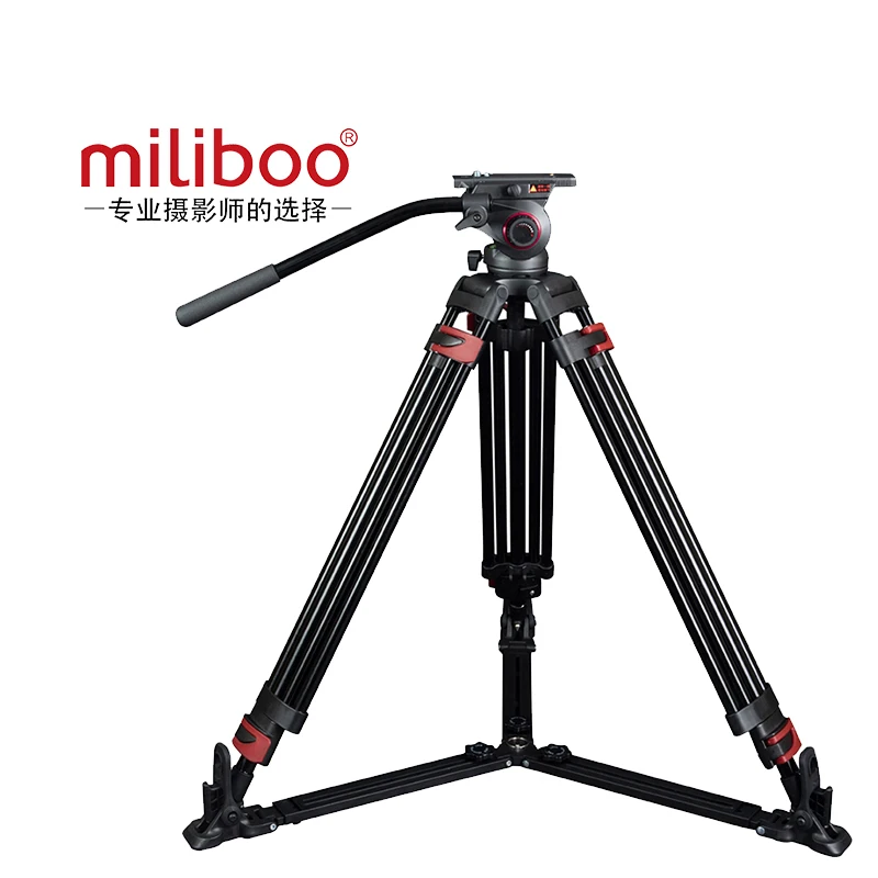 

miliboo MTT609A Professional Heavy Duty Hydraulic Head Ball Camera Tripod for Camcorder/DSLR Stand Video Tripod Load 15 kg Max