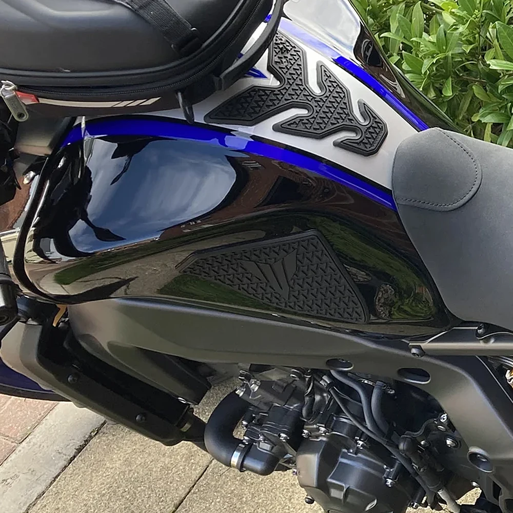 ヤマハ MT-09 MT09 SP 2021 2022 2023 新型バイク用 滑り止め サイド 燃料タンク ステッカー 防水パッド ゴム MT 09 SP