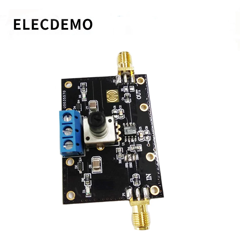 Op07 módulo único desvio baixo voltagem amplificador de sinal de processamento dentro de 1mhz função de baixo desvio placa de desenvolvimento