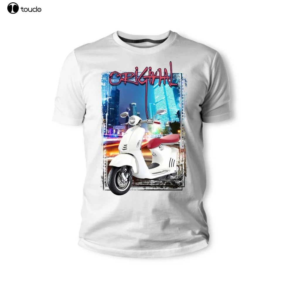 T-Shirt 196 Vespa 946 Weiss Motorrad Auto Youngtimer Oldtimer Herren 2019 New Brand High Quality For Man Better Crazy T Shirts