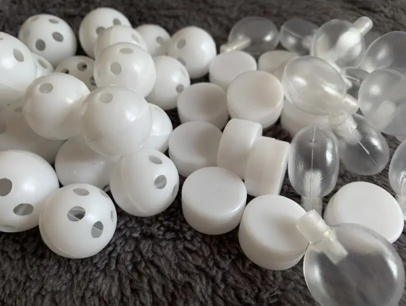 40pcs mixture Pet Baby Squeakers Rattle Ball Noise Maker Insert Dog Toy 25mm /10pcs ,22mm/10pcs ,24mm/10pcs,28mm/10pcs