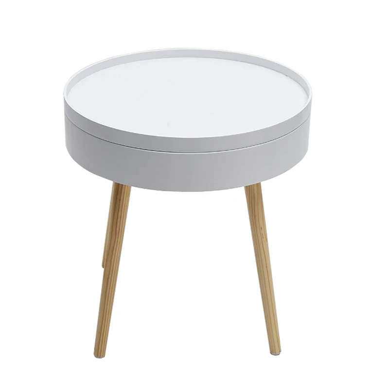 

Nordic Balcony Small Coffee Table Round Table for Bedroom Bay Window Modern Minimalist Creative Corner Table
