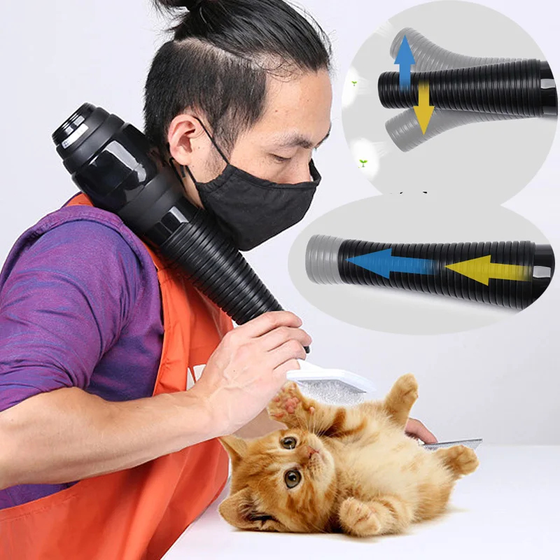 Pet Hair Dryer Flexible Adjustable Scaling Hose Dogs Grooming Bathing Beauty Quick Dry Air Outlet Adjustment Tube