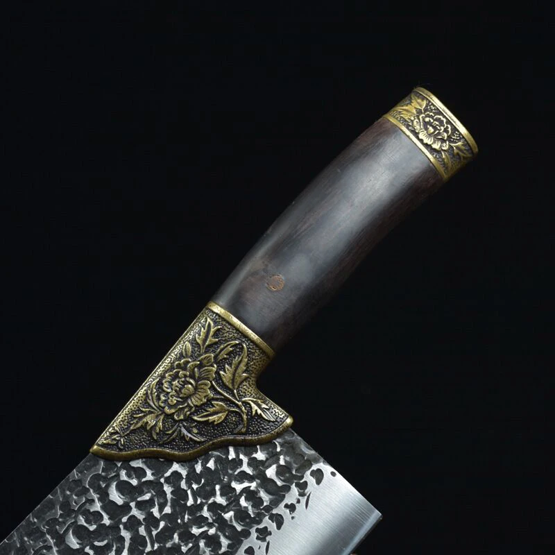 5Cr15MoV steel slicing knife, hand-forged cutting knife, kitchen knife, sharp chef knife, household knife, fruit knife