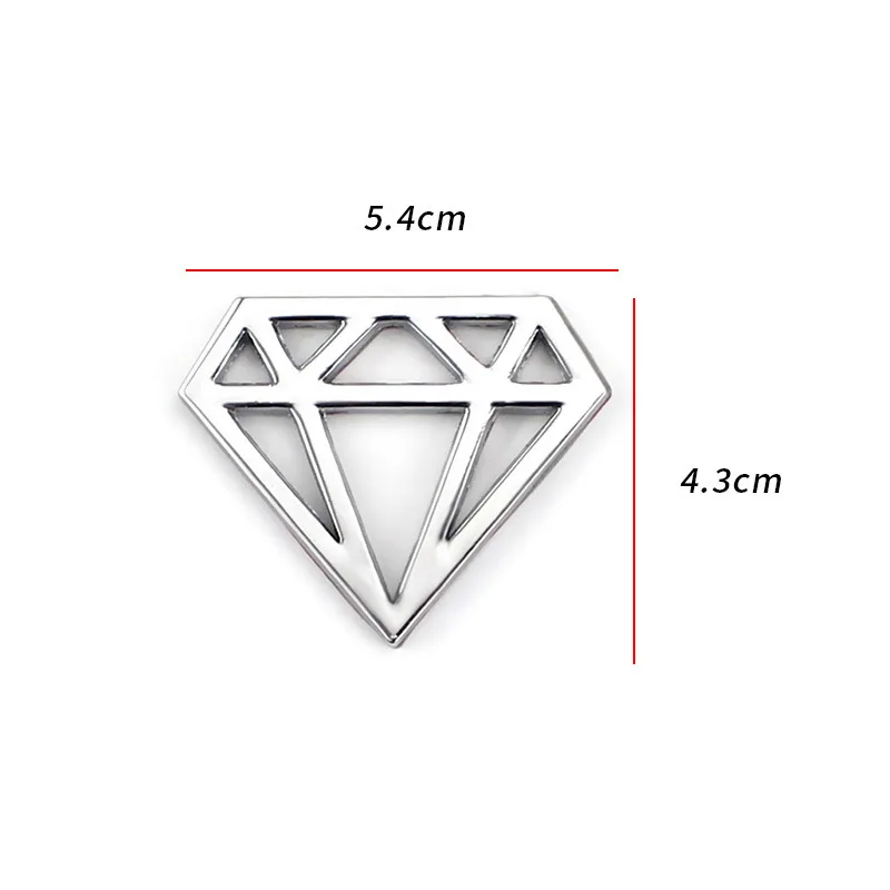 3D Diamond Sticker Car Stickers and Decal Car Window Metal Reflective Sticker Car Styling Accessories Stickers