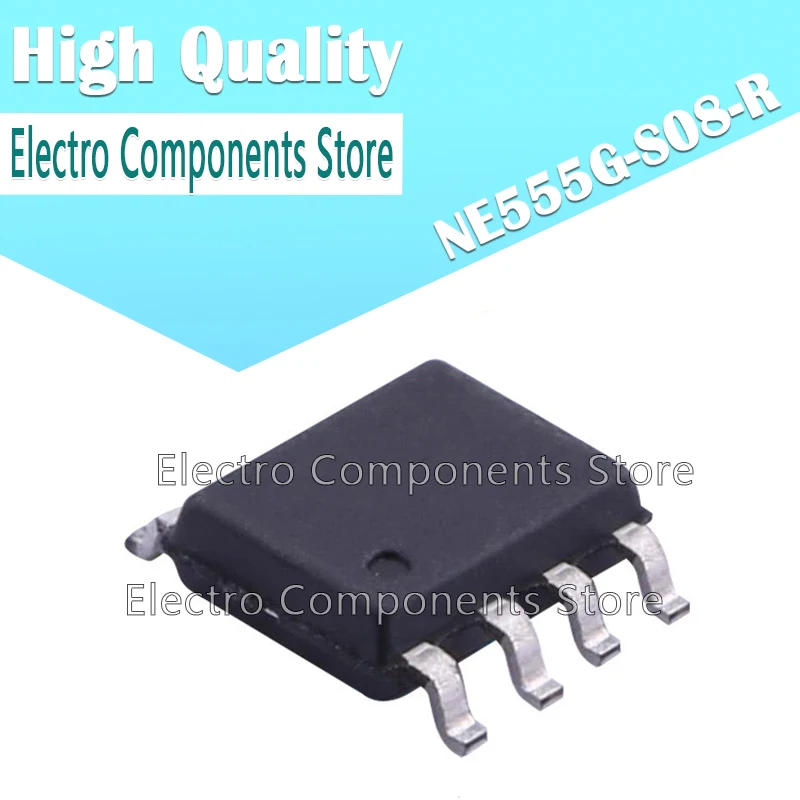 Chip IC integrado, Base de tiempo SOP8, NE555G SMD, 10 unids/lote, NE555G-S08-R