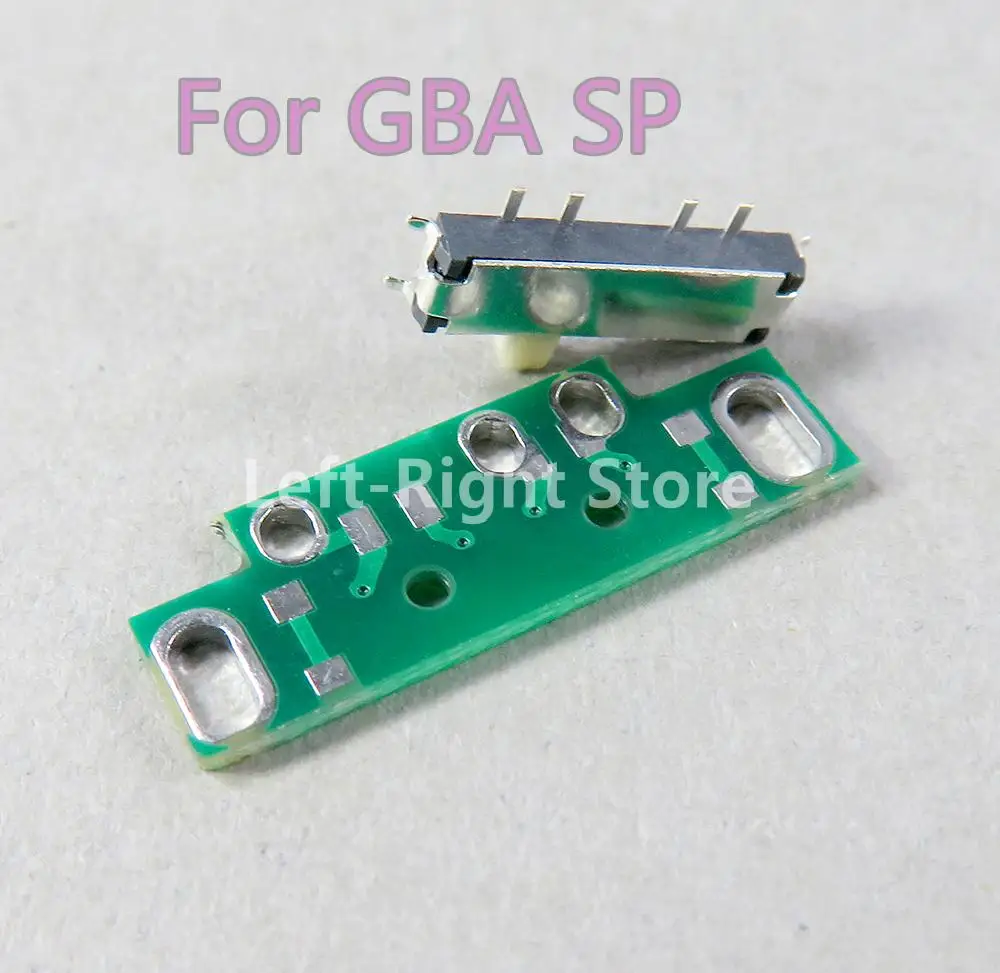 10 مجموعات على إيقاف تشغيل أزرار مفتاح الطاقة لوحدة التحكم في الألعاب GBA SP استبدال مفتاح الطاقة لمفتاح GBA SPPower