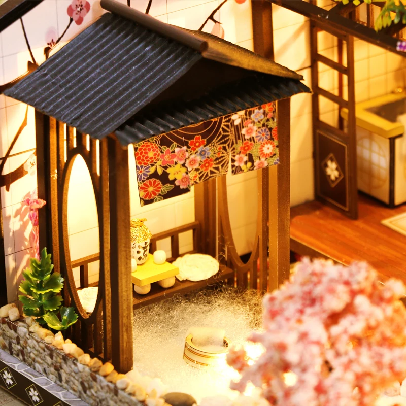 Chinese Style Ancient Capital Town Festival Friends Anniversary Gifts DIY Toys Hand-built Houses Warm Decorations BCL2021Z