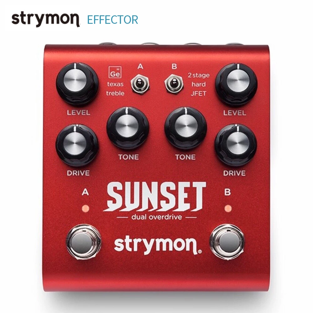 STRYMON Sunset Dual Overdrive Effects Pedal  Effector