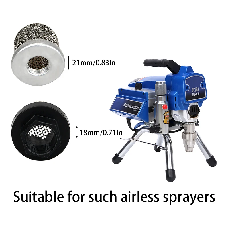 Professional Airless Sprayer Filter Inlet Suction Filter Mesh Power Tool Air Inlet Hose Suitable For Airless Sprayer 390 395 495