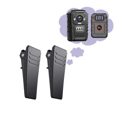 Metal Pocket Clip Mount for CammPro Body Worn Camera Police Shoulder Clip I826 and M831 - 2 in 1 Pack