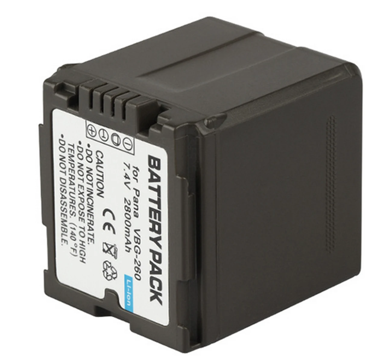 Battery Pack for Panasonic HDC-SD10, HDC-SD20, HDC-SD100, HDC-SD200, HDC-SD600, HDC-SD700, HDC-SDT750, HDC-SDT750K Camcorder