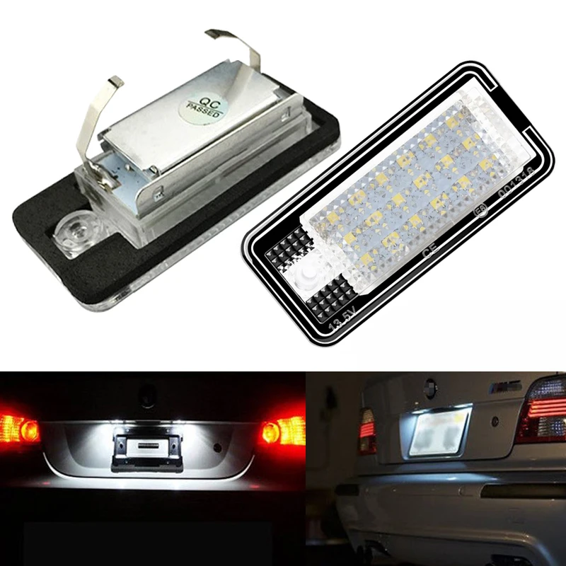 

2x Audi led License Plate Light Canbus Number Lamp for A3 B8 S3 A4 S4 B6 B7 RS4 RS5 RS6 A1 A5 S5 A7 Q5 TTS TT A6 C6 S6 A8 S8