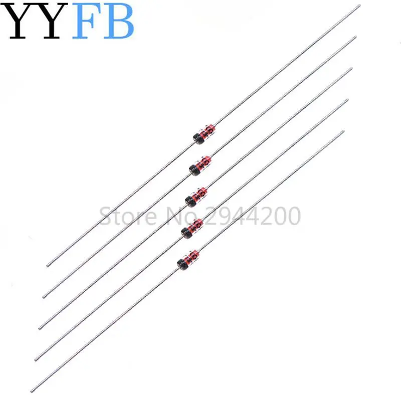 Novo 1n4148 do-35 interruptor retificador diodo volume 4148 do35 tubo de vidro em linha reta