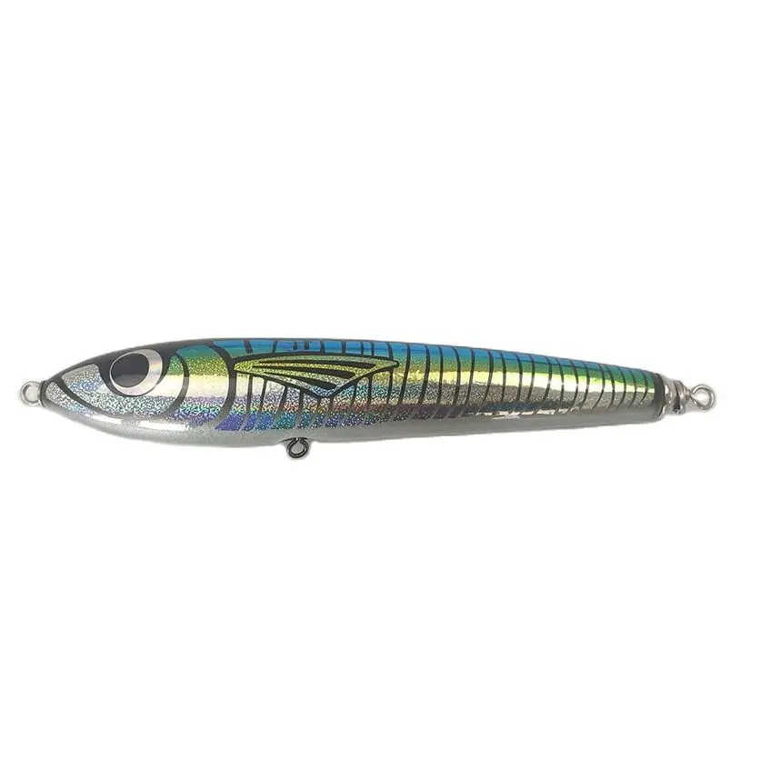 Timber Gamma Carpenter Wood Floating Popper Stickbait Fishing Lure for Medium And Heavy Popping for GT, Kingfish, BluefinTuna