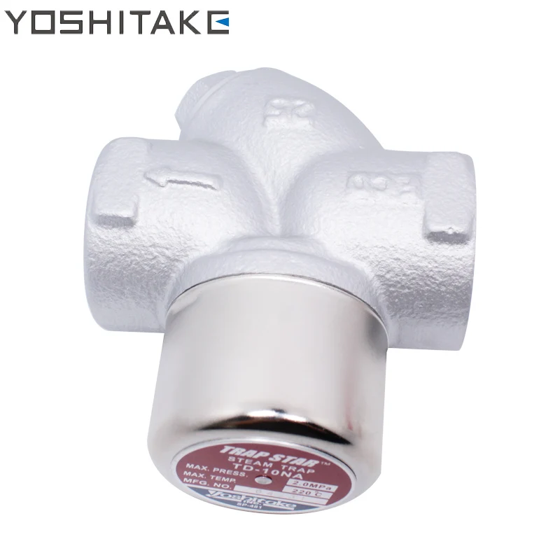 

Wholesale Japan YOSHITAKE TD-10NA Ductile Cast Iron DN15 DN20 DN25 1/2" Steam Trap for Steam Condensate