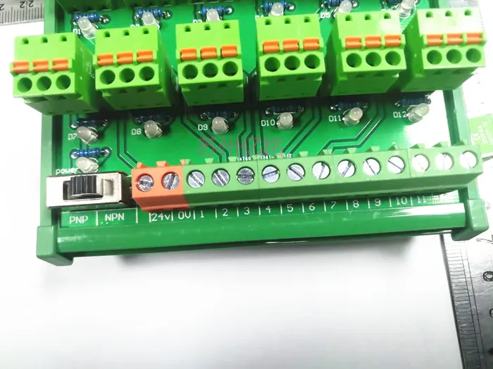 

PLC12 Channel 2-wire 3-wire NPN-PNP Universal Input IO Photoelectric Proximity Switch Sensor Terminal Block