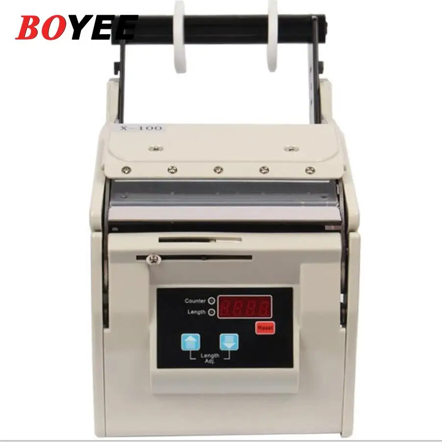 BOYEE Automatic Label Dispenser X-130 Manual Sticker dispenser Semi-Automatic Label Stripping Machine