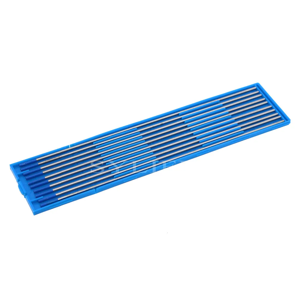 2% lthanated 1.6x150mm 1/16 "x 6" WL20 blu TIG saldatura elettrodo di tungsteno confezione da 10