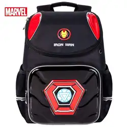 Disney – sacs d'école pour garçons, sac à dos orthopédique à épaule pour élèves du primaire, Iron Spider Man, Captain America, nouvelle collection