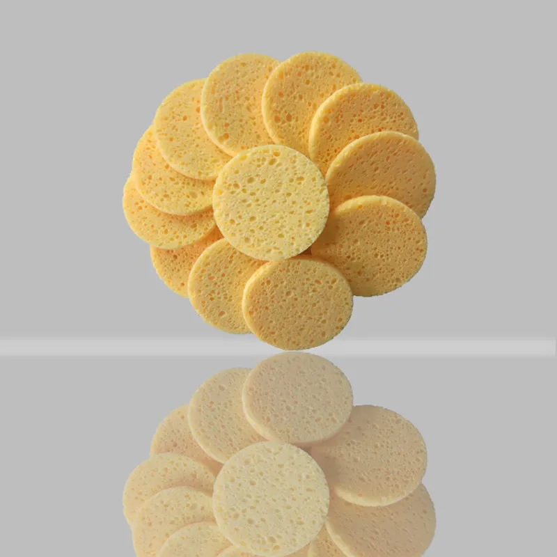 20pcs Soft Facial Cleaning Sponge Pad Facial Washing Cleaning Compressed Cleanser Sponge Puff Spa Exfoliating Face Care