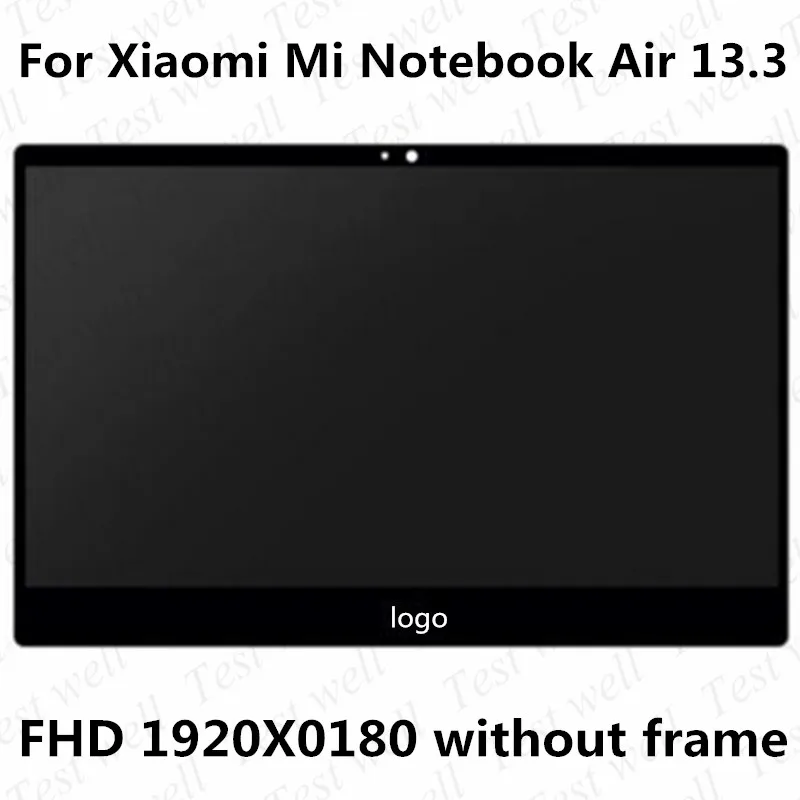 Original 13.3'' For Xiaomi Mi Notebook Air IPS LCD LED Screen Display Matrix Glass Assembly LQ133M1JW15 N133HCE-GP1 LTN133HL09