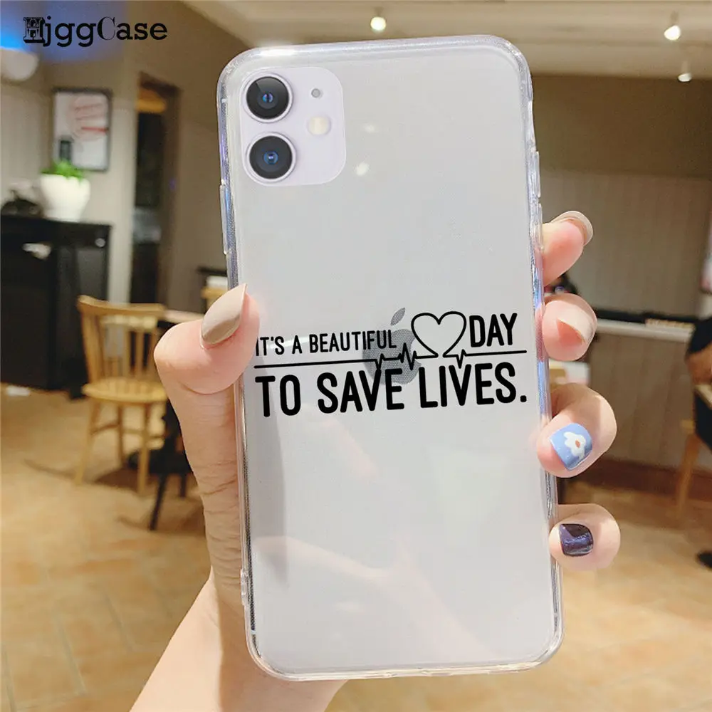 Greys Anatomy You are my person Soft Phone Case For iPhone 15 11 12 13 14 Pro Max mini SE 7 8 Plus X XSMax XR Silicone Cover