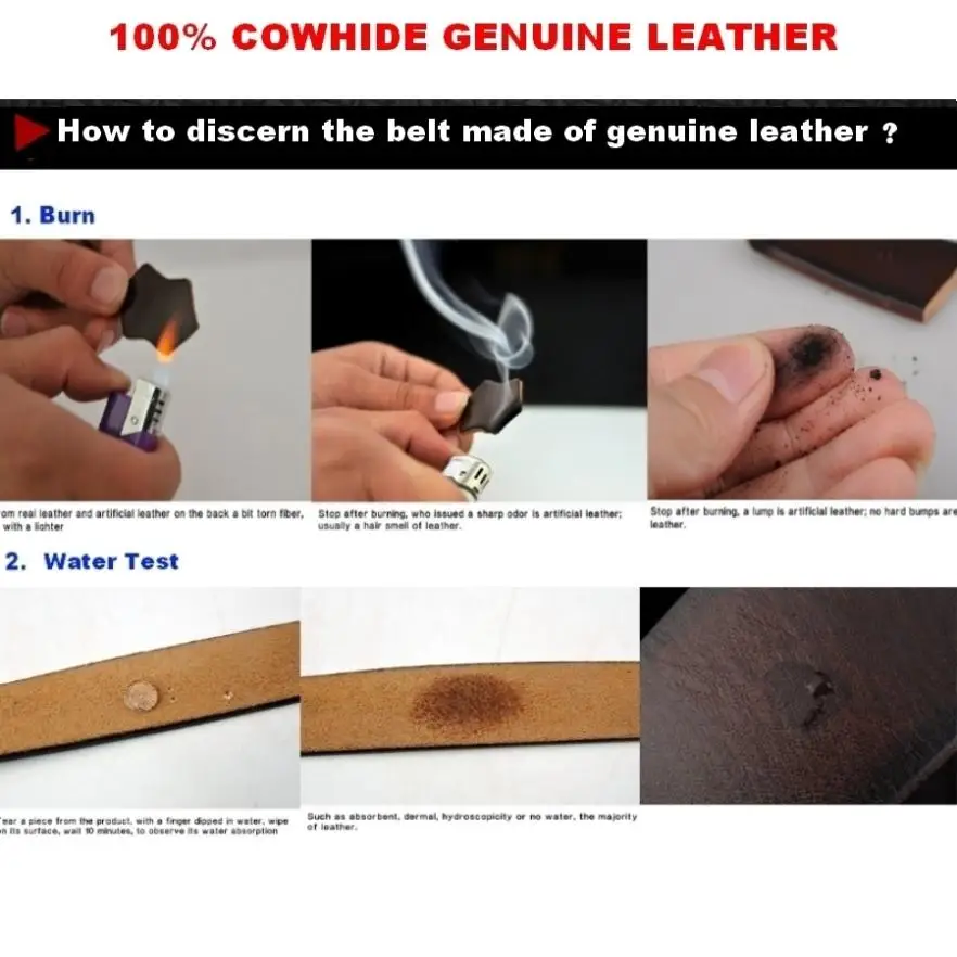 3.8cm Top Geauine Leather Belt Without Buckle Man Belt Ceinture Homme Mens Leather Belts Without Buckles For Men 105-125CM SP05