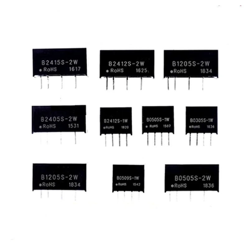 

5PCS DC-DC POWER MODULE B2405S-1W B2409S-1W B2412S-1W B2424S-1W B0505S-2W B0509S-2W B0512S-2W B1212S-2W B2405S-2W A0505S-2W