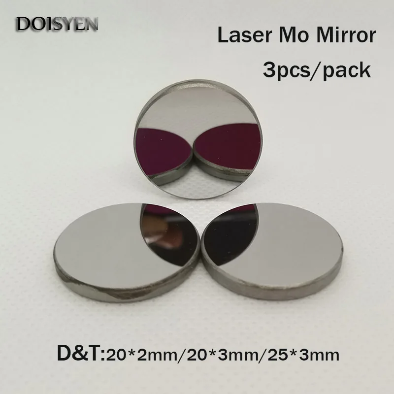 20*2ミリメートルmo molybdeenレーザーミラーweerspiegelenレーザーレベル光学レンズためCO2 lazer切断機