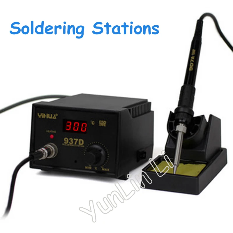 Digital Display Soldering Station Anti-static Rework Station Adjustable Temperature Soldering Station 937D