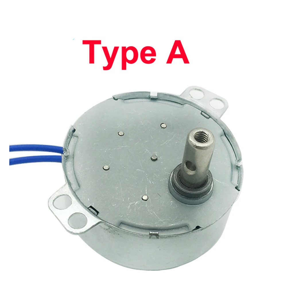 AC 5V 6V 9V 12V 24V 110V 220V 4W Synchronous Motor Permanent Magnet Gear Low Speed CW CCW TYC-50 TYC49 TYJ50 50TYZ Microwave