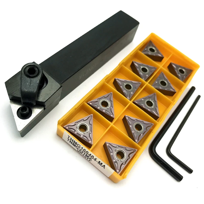 1PCS MTJNR2020 MTJNR 1616 MTJNR2525 MTJNL External Triangul Turning Tool Holder TNMG Carbide Inserts Lathe Cutting Tools Set