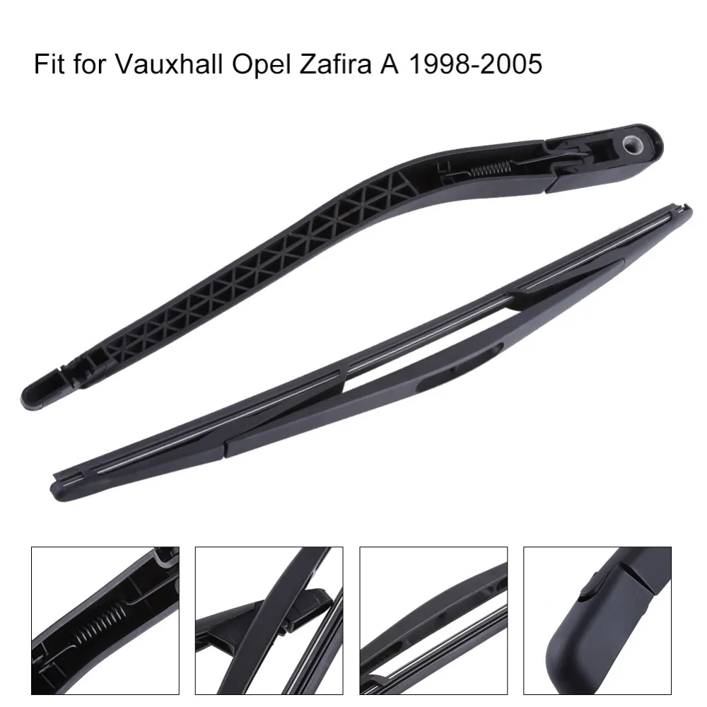 Car Rear Window Windshield Windscreen Wiper Arm + Blade Complete Replacement Set For  Opel Zafira A 1998 1999 2000-2005